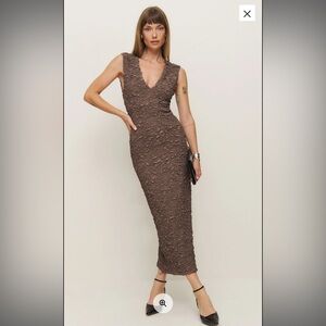 NWOT Reformation Palm Knit Dress S